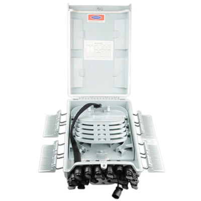 Hộp đầu cuối sợi quang 16 cổng Mối nối ngoài trời Treo trên không IP65