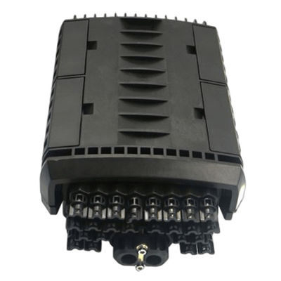 Hộp kết thúc cáp quang FTTB 24 cổng Wall Mount Black IP68 OM1 96Cốt lõi