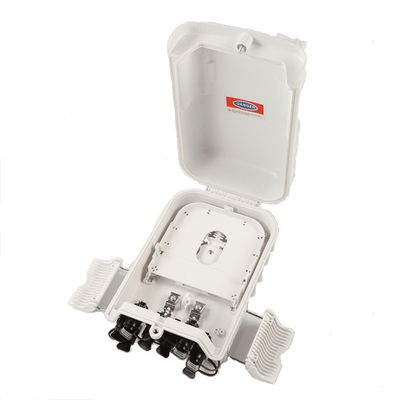 Hộp kết thúc cáp quang 8 cổng ABS PLC Vỏ bọc đầu cuối quang học màu xám IP65