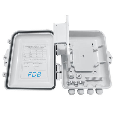 Hộp chia sợi quang PLC SC 1x8 IP65 12 lõi treo tường