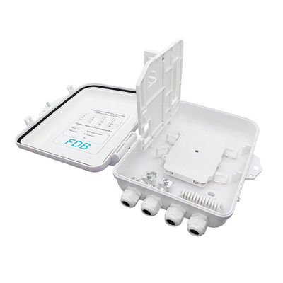 Hộp chia sợi quang PLC SC 1x8 IP65 12 lõi treo tường