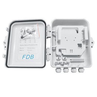 Hộp chia sợi quang PLC SC 1x8 IP65 12 lõi treo tường