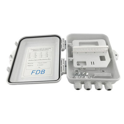 Hộp chia sợi quang PLC SC 1x8 IP65 12 lõi treo tường