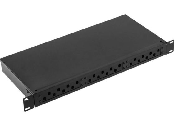 19 Rack Mount Fiber Patch Panel Phân phối sợi quang trong nhà 144 lõi