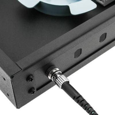 19&quot; Rack Mount Fiber Patch Panel ST Adapter 1U Fiber Enclosure 12 Cốt lõi