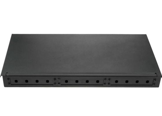 19&quot; Rack Mount Fiber Patch Panel ST Adapter 1U Fiber Enclosure 12 Cốt lõi