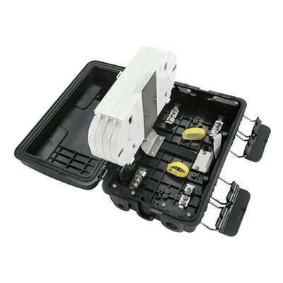 Đóng cửa mối nối sợi quang ABS 2In 2Out Vỏ nối cáp ngang