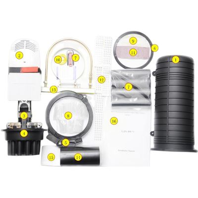 IP68 24 Cốt lõi Dome Splice Đóng ngoài trời 48 Cốt lõi 72 Cốt lõi 96 Cốt lõi 144 Cốt lõi