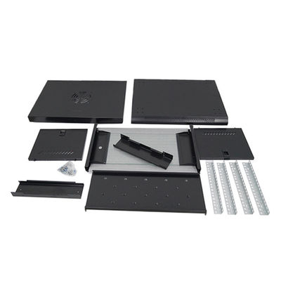 Khung máy chủ Giá treo tường Tủ giá 1.2mm Cửa kính 6U