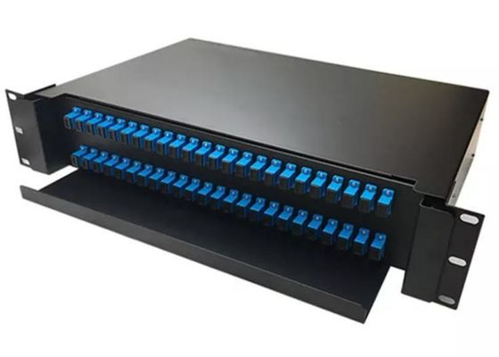 Bảng vá lỗi sợi quang 2U 48 cổng Fc Simplex Slide Out ODF