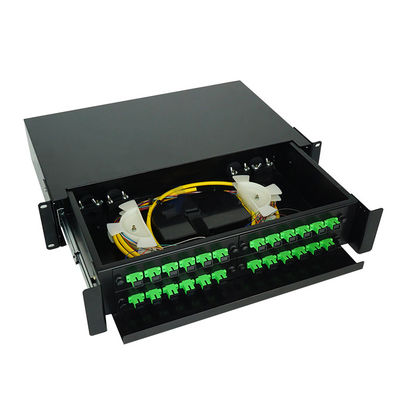 ODF 24 Hải cảng Fiber Optic Patch Panel Enclosure Box 24 Cốt lõi SC