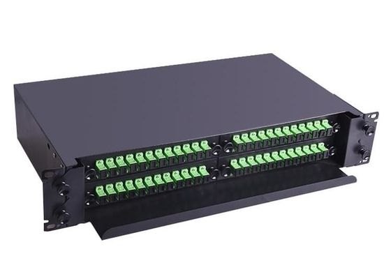 Fc Rack Mounted Fiber Optic Patch Panel ODF 19 Inch 48 Loại kéo miệng