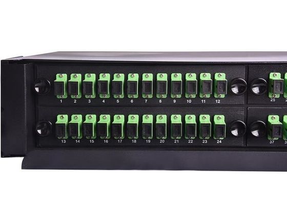 Fc Rack Mounted Fiber Optic Patch Panel ODF 19 Inch 48 Loại kéo miệng