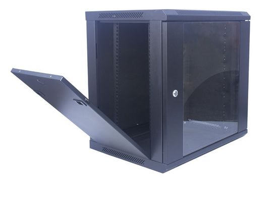 Cửa kính 12U Treo tường Tủ mạng Máy chủ Bao vây 19 inch Giá đỡ 600x450