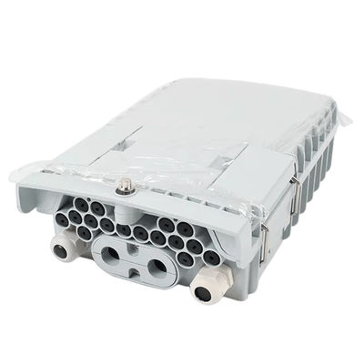 Hộp chia sợi quang SM / MM Bộ chia PLC 1x8 màu xám nhạt