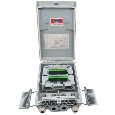 Hộp chia sợi quang SM / MM Bộ chia PLC 1x8 màu xám nhạt