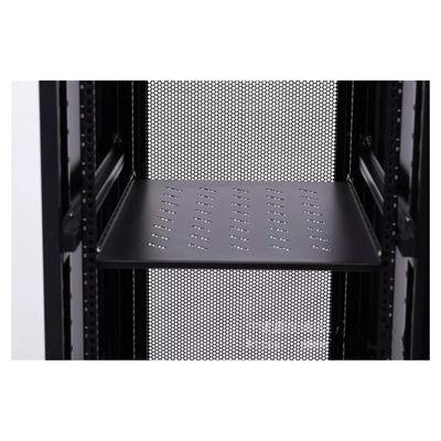 Tủ rack máy chủ 47U Gắn giá đỡ SPCC với cửa kính 600 * 600 * 2200MM
