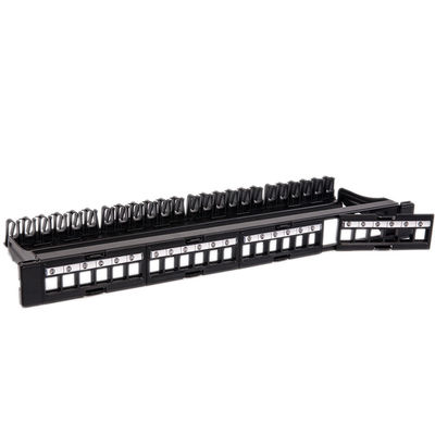Bảng vá mạng CAT5 CAT6 UTP Trống Bảng vá 24 cổng RJ45 không tải
