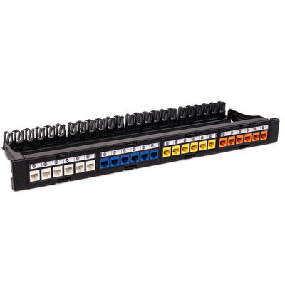 Bảng vá mạng CAT5 CAT6 UTP Trống Bảng vá 24 cổng RJ45 không tải