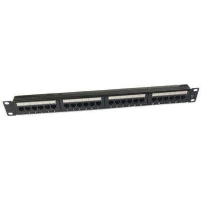 Bảng vá lỗi UTP 24 cổng CAT6 Bảng vá lỗi 1U Keystone Trống RJ45