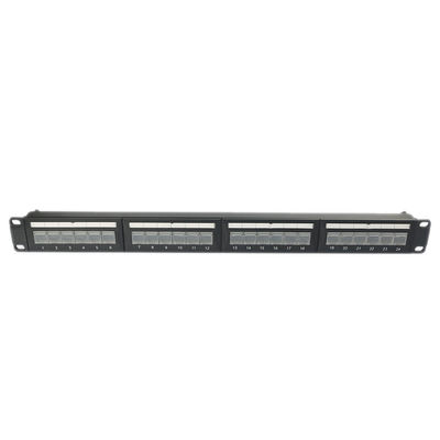Bảng vá không che chắn 1U 24 cổng Keystone Keystone RJ45 DustProof