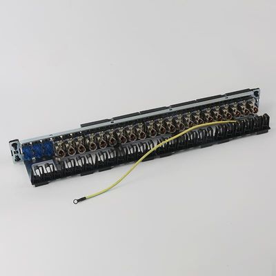 Bảng vá lỗi mạng UTP Bảng vá lỗi cổng RJ45 1U 24 tích hợp