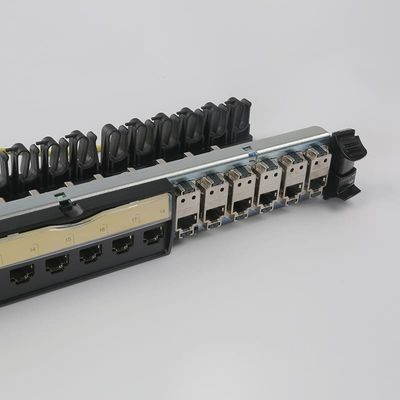 Bảng vá lỗi mạng UTP Bảng vá lỗi cổng RJ45 1U 24 tích hợp