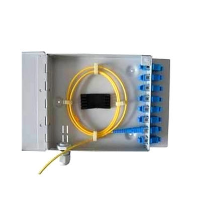 Hộp thiết bị đầu cuối cáp quang treo tường FTTH Mini 8Hải cảng SC / LC / ST / FC