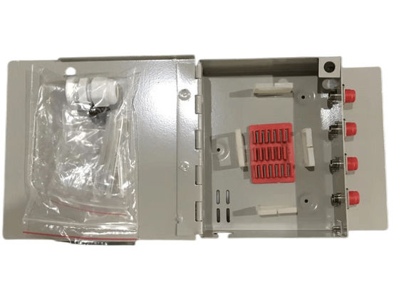 Hộp thiết bị đầu cuối cáp quang treo tường FTTH Mini 8Hải cảng SC / LC / ST / FC