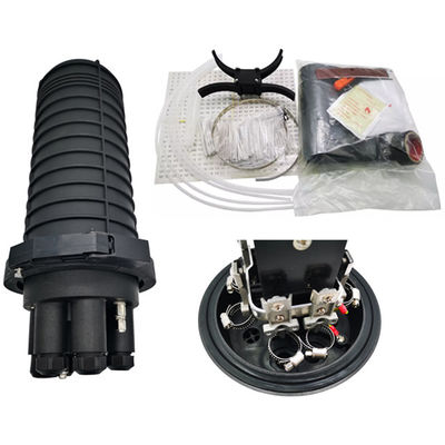 Hộp nối cáp quang 144 Lõi Dome Loại 6 cổng đóng mối nối sợi quang Nhựa PC