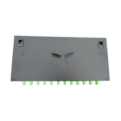Bảng điều khiển cáp quang 12 cổng ODF Hộp đầu cuối cáp quang 1U SC Bộ chuyển đổi Pigtail