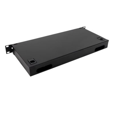 Bảng điều khiển sợi quang gắn trên giá đỡ 24 cổng 1U với bộ chuyển đổi SC / UPC
