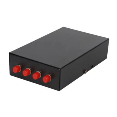 Mini Wall/Aerial Mount ODF Hộp kết thúc sợi quang 4 cổng Bộ chuyển đổi giữ chữ D LC/UPC