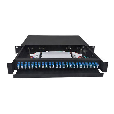 LC Duplex Fiber Optic Patch Panel Loại kết nối Hộp kết thúc