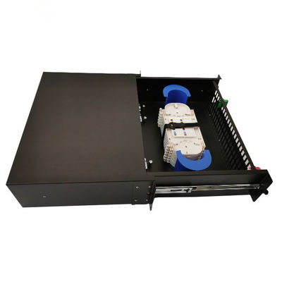 Bảng điều khiển sợi quang kép LC 430x200x46mm màu đen