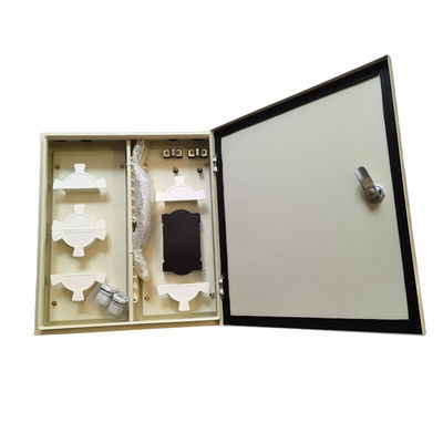 Bảng điều khiển treo tường 48 cổng IP68 Bảo vệ 144 sợi Công suất tối đa Màu đen