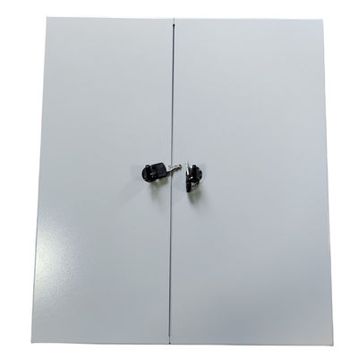 Bức tường 72 sợi quang phân phối khung kim loại cửa kép khóa kép