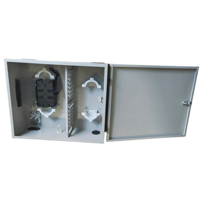 Tùy chỉnh 72Port 144Core SC / LC / FC / ST 1-Door Wall Mount Fiber Enclosure Metal ODF