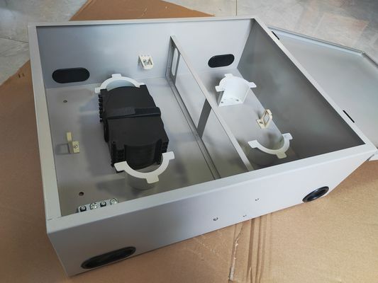 72Port 1-Door Wall Mount Fiber Enclosure 144 Fibers (LC/DX) Cold Roll Steel Sheets