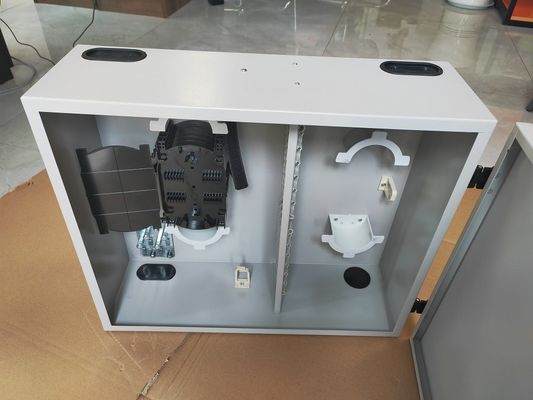 72Port 1-Door Wall Mount Fiber Enclosure 144 Fibers (LC/DX) Cold Roll Steel Sheets