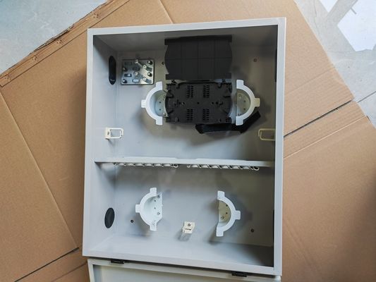 72Port Single Door Wall Mount Fiber Enclosure 72fibers (SC/SX) Xám / tùy chỉnh