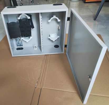72Port 1-Door Wall Mount Fiber Enclosure 144 Fibers (LC/DX) Cold Roll Steel Sheets