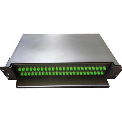 48C FC APC Sliding Rack Mount Optical Patch Panel với G652D / G657A1