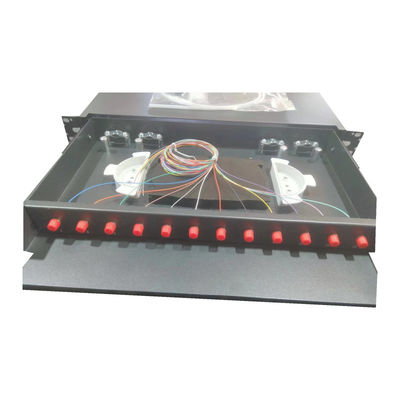 12 FC UPC Sliding Fiber Optic Patch Panel cho các thiết bị mạng hiệu quả