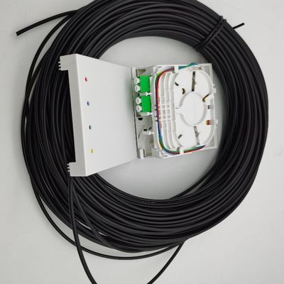 LC/APC hộp kết thúc sợi kết nối trước 4 sợi 10-100M Wall Outlet Box 4fo
