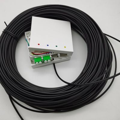 LC/APC hộp kết thúc sợi kết nối trước 4 sợi 10-100M Wall Outlet Box 4fo