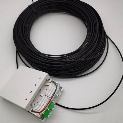 LC/APC hộp kết thúc sợi kết nối trước 4 sợi 10-100M Wall Outlet Box 4fo