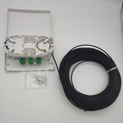 6Cores LC/APC hộp phân phối quang học kết nối trước 6Fibers tường ổ cắm PTO Box