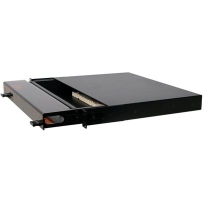 Khung ODF 1U 96 lõi MTP MPO -LC, loại trượt có nắp che bụi cho 4 hộp Cassette